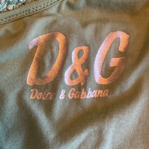 DOLCE GABBANA crochet tank top, size S